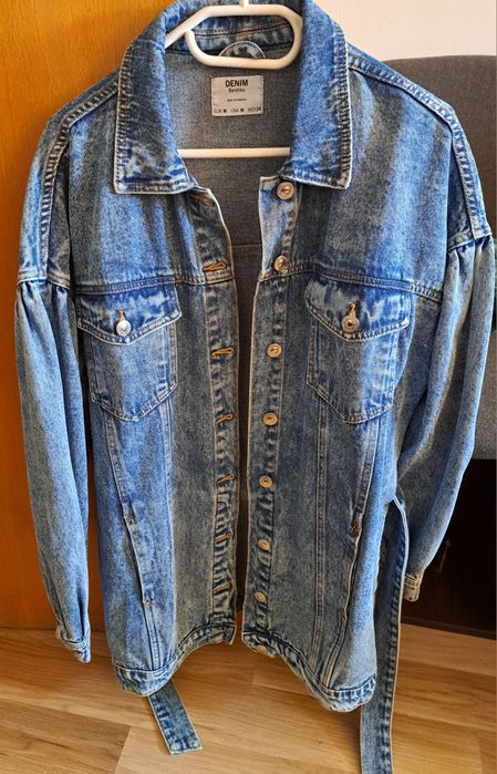Geaca blug/ denim lunga
