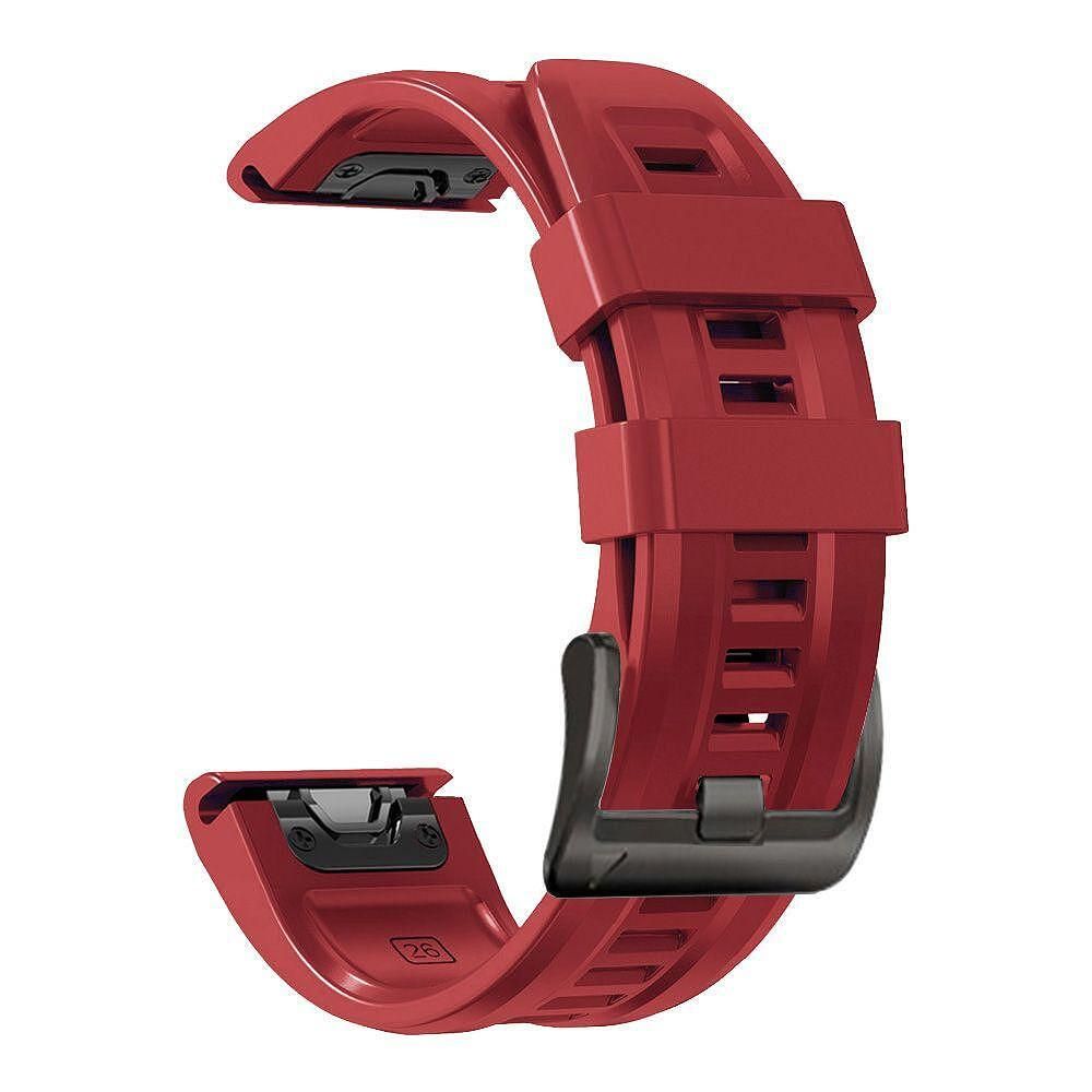 Каишка garmin fenix 3 / 5x / 3hr / 5x plus / 6x / 6x pro / 7x red