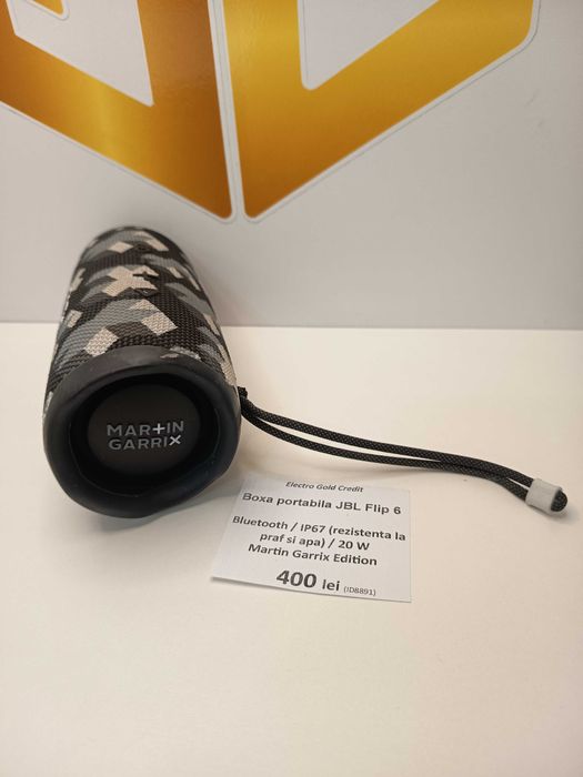 Boxa portabila JBL Flip 6 Martin Garrix Bluetooth/IP 67/20W ID8891