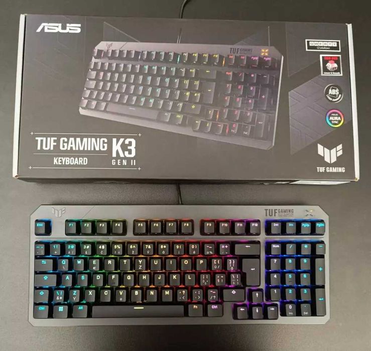 Tastatura Gaming Mecanica ASUS Tuf K3 Gen II 90MP0390-BKUA01 sigilata