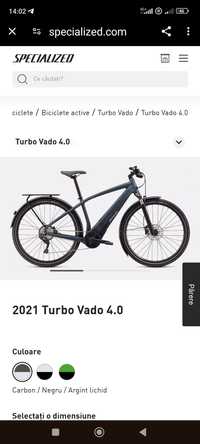 Vând bicicleta full electrica specialized vado 4.,0
