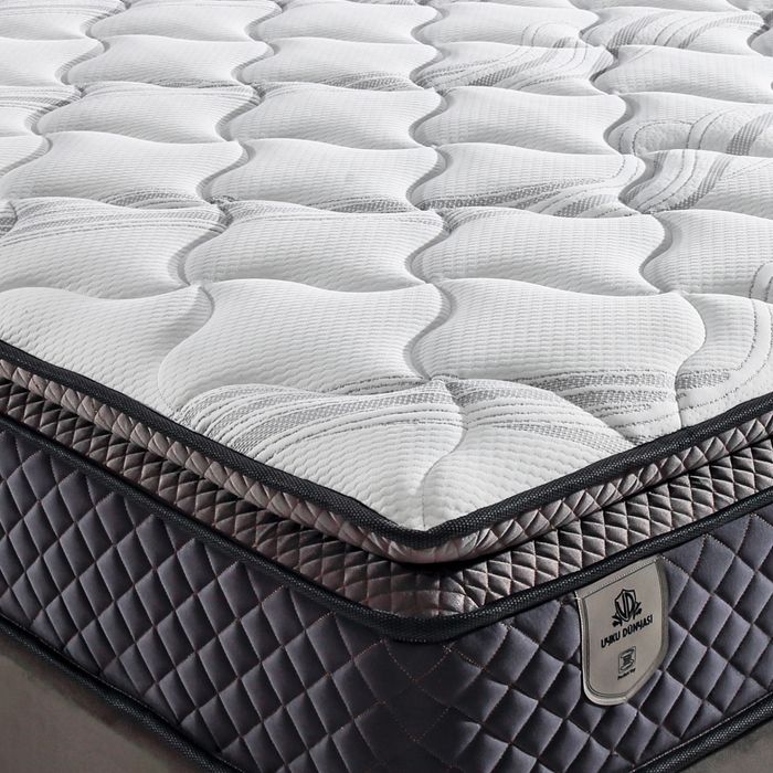 Тапицирано легло Lizbon Сив Диамант