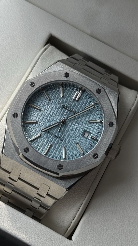 Seiko Mod Royal Oak - Tiffany Blue dial