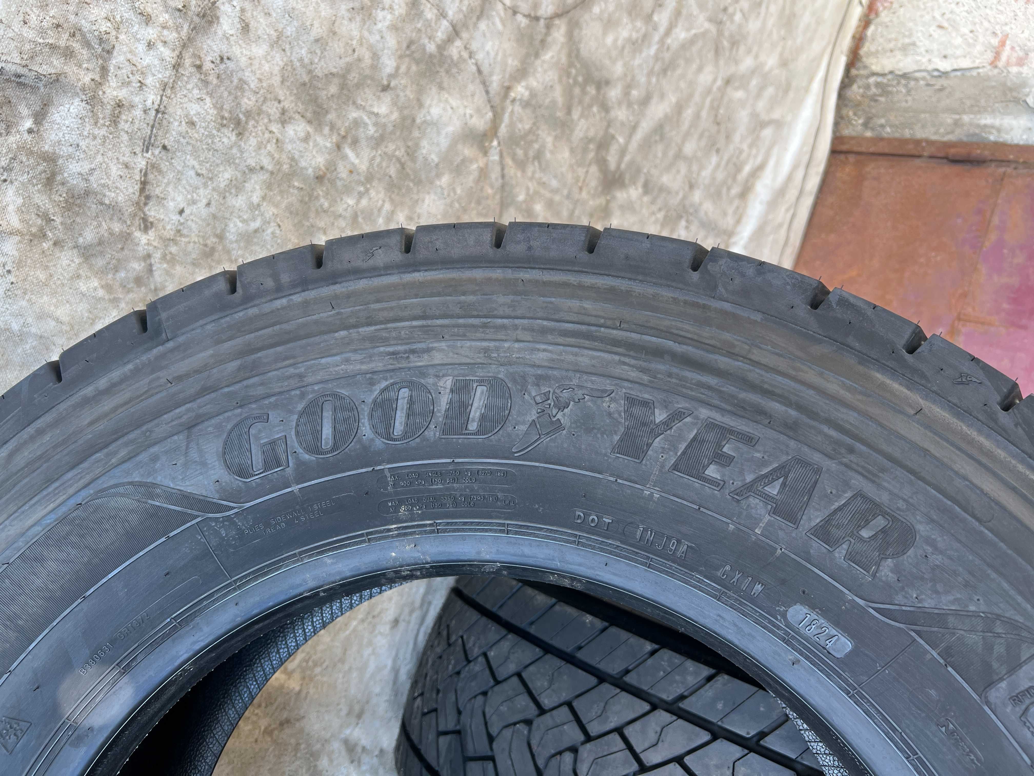 4 Нови гуми 315/70R22.5 Goodyear KMaxD Gen-2 154/150L M+S 3PMFS 2024