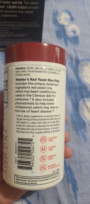 orez rosu plus 1200 mg fara gluten si lactoza America