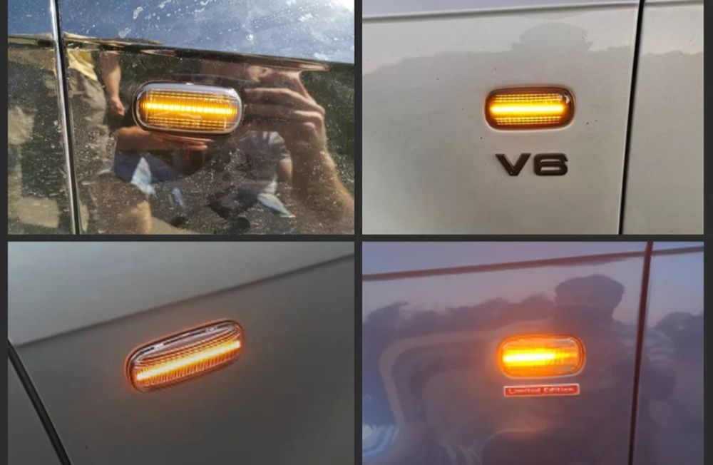 Динамични LED мигачи (бягащи) Audi