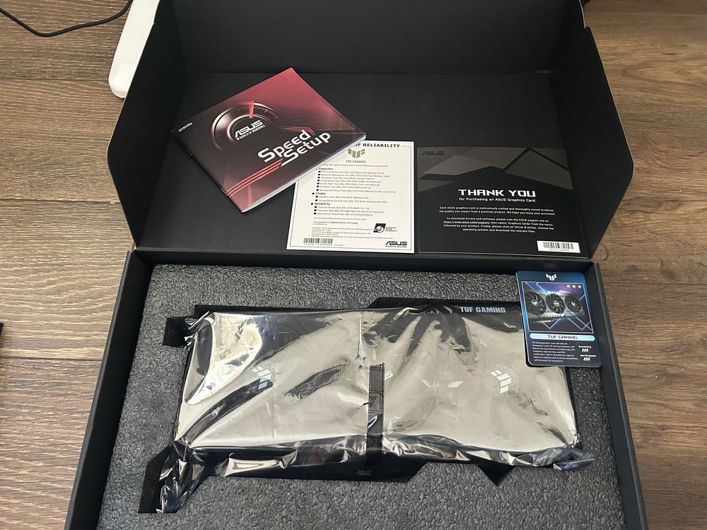 ASUS GeForce RTX-3070ti Tuf Gaming + PCIe 4.0 riser