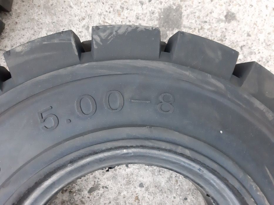 Anvelope noi 5.00-8 Cauciucuri solide de stivuitor cu garantie si tva