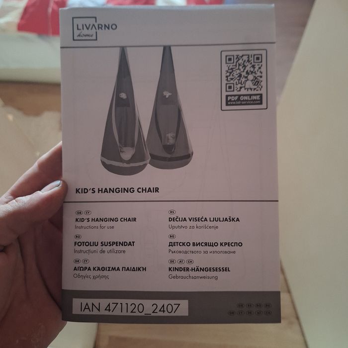 Hamac tip cuib de vanzare folosit de 2 ori.