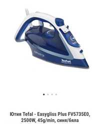 Ютия Tefal - Easygliss Plus FV5735E0, 2500W, 45g/min