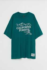 Tricou verde oversized H&M