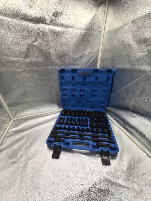 Set chei tubulare Hitman ranforsate, 12 colturi, finisaj negru–349 lei