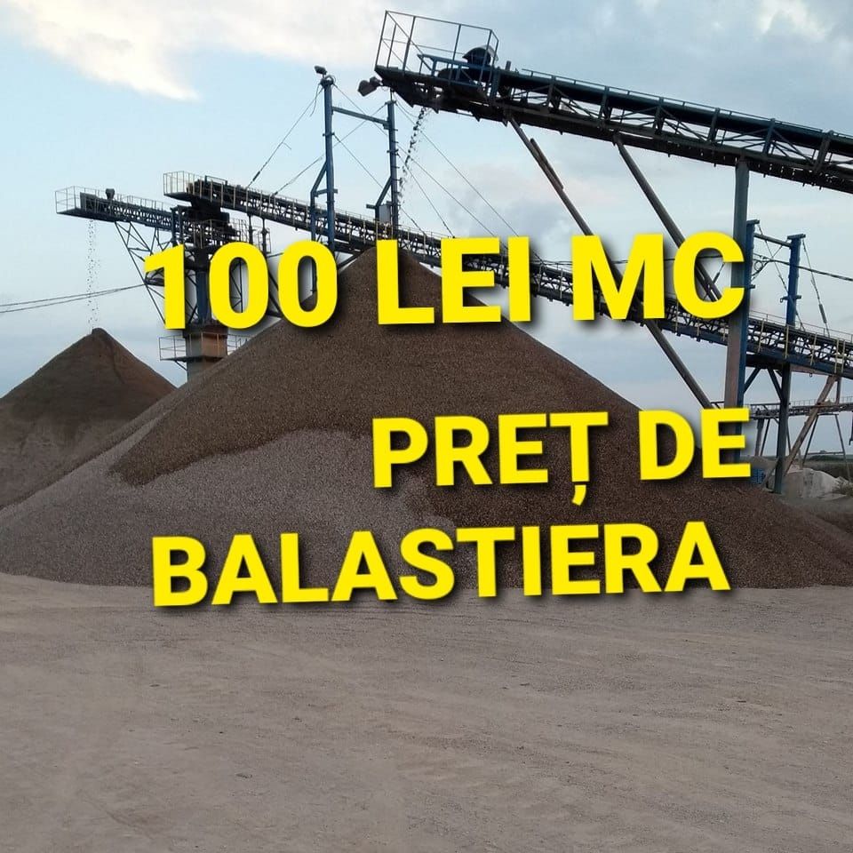 Transport marfa vand nisip pietriș balast balastru pamant moluz moloz