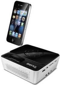 Mini-videoproiector Benq ultraportabil compatibil Iphone