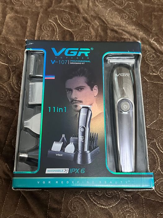 Машинка для стрижки, триммер, набор для волос VGR V-107