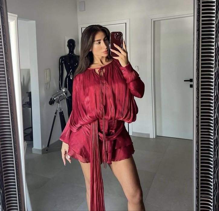 Ефирна рокля с панталонки размери от XS-L