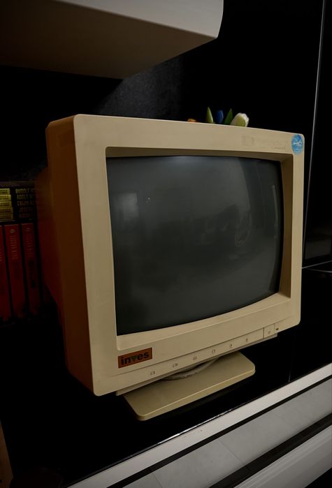 Monitor vintage 14 inch monitor pc retro gaming ecran crt din 1995