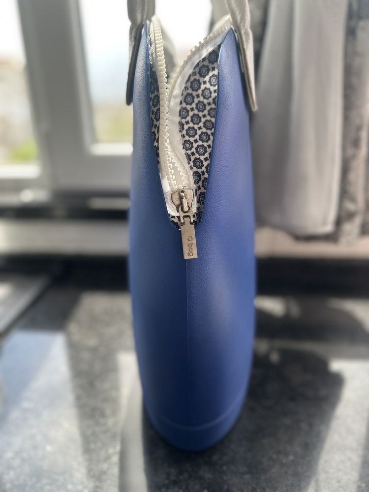 O Bag синьо и бяло