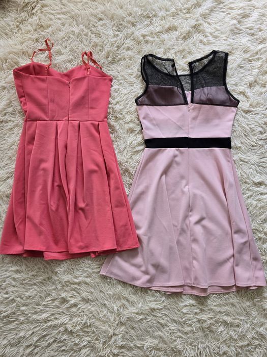 Къси розови рокли