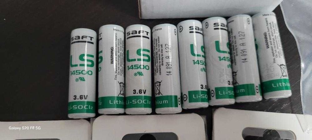 Baterie Lithium SAFT-LS 14500 3,6V 2100/mAh Set 17Buc noi