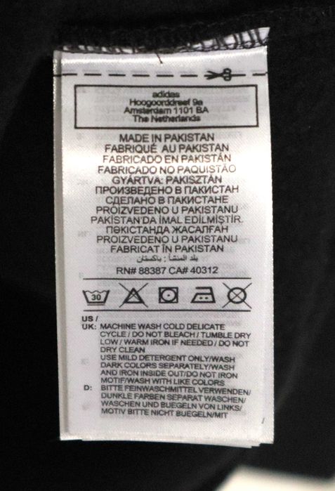 Bluză de molton ADIDAS ORIGINALS pe negru, hanorac