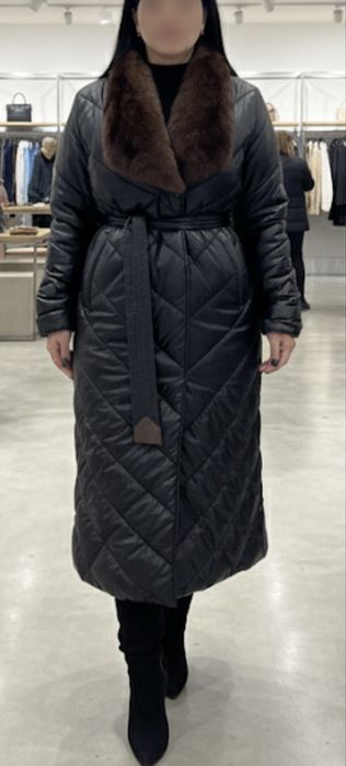 Парка с натуральным мехом