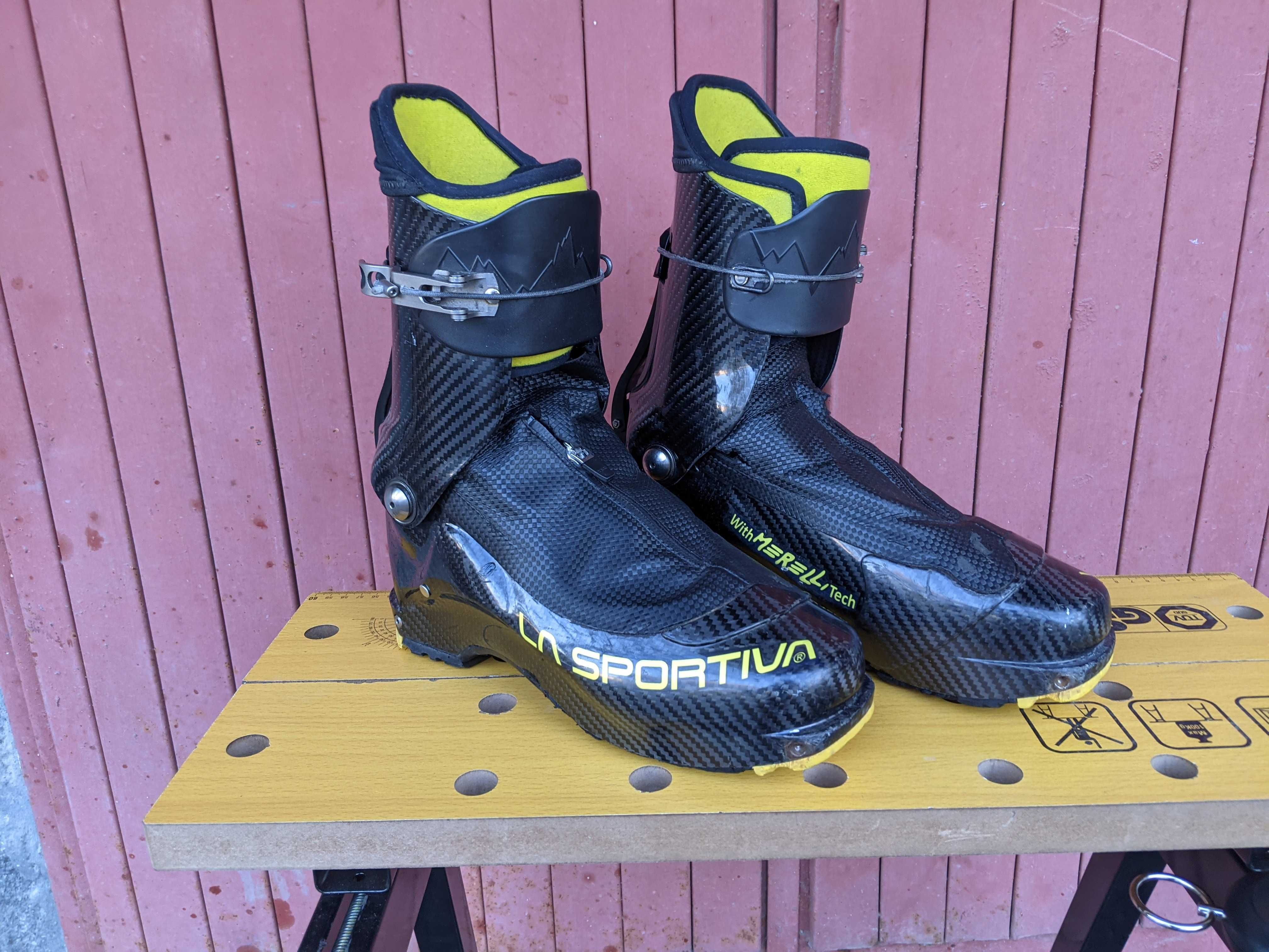 Clăpari tură/ski alpinism din carbon LaSportiva Stratos Evo 28.0(43)