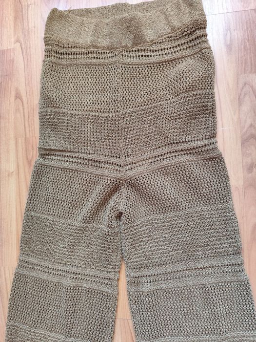 MNG, pantaloni tricotați, evazați dama