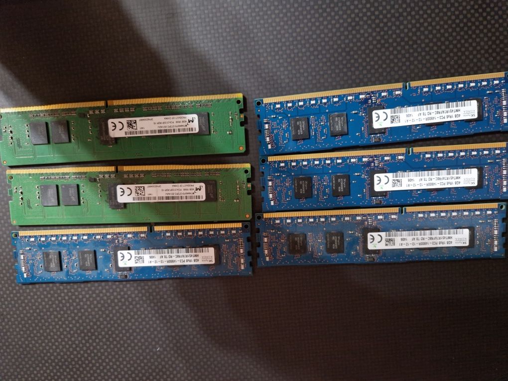 Memorie RAM 4GB SK Hynix / Micron 6 bucati