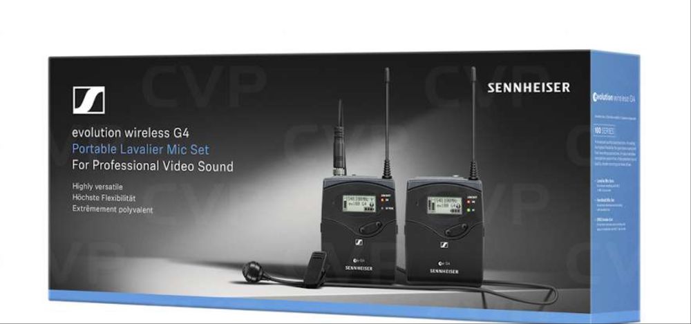 Sennheiser Evolution G4 Wireless Portable lavalier MiC Set