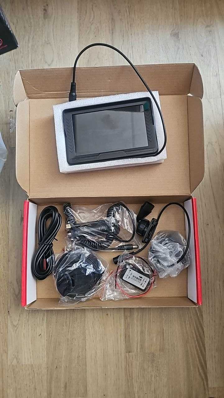 Jansite P067 Безжична камера за заден ход AHD 1080P с 5-инчов монитор