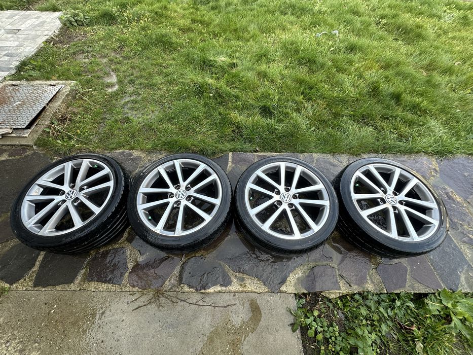 Set jante originale Volkswagen pe 18” + anvelope 225/40 ZR18 92Y