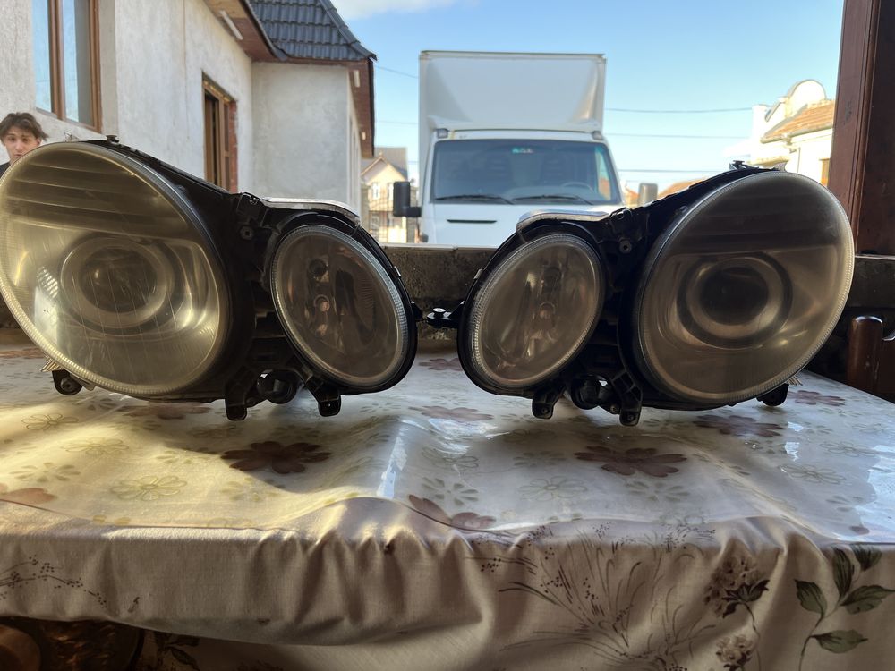 Faruri w211 fl cu ils modificate
