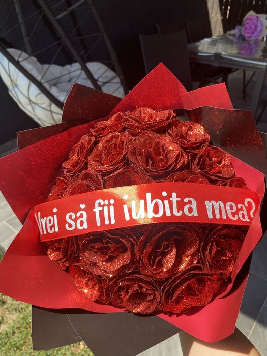 Buchete personalizate cu sclipici