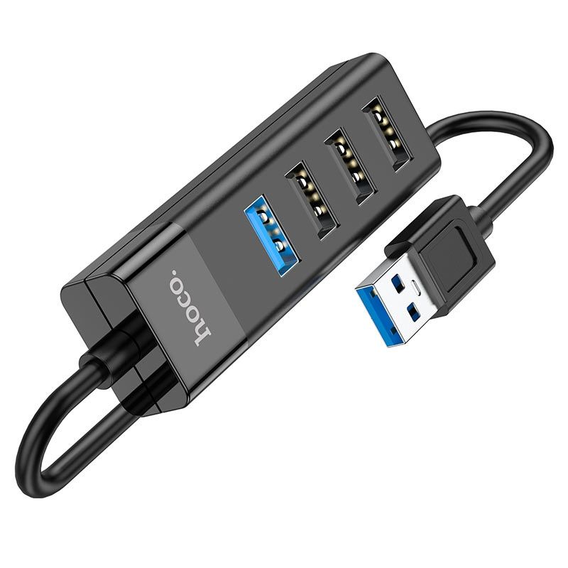 Переходник USB HUB USB 4 в 1 Hoco HB25