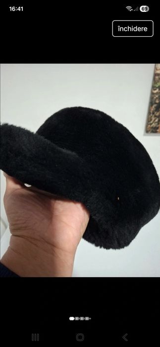 Sapca din blana artificială