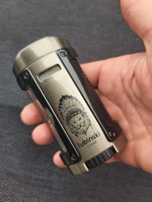 Луксозен комплект lubinski,запалка за пури с калъф