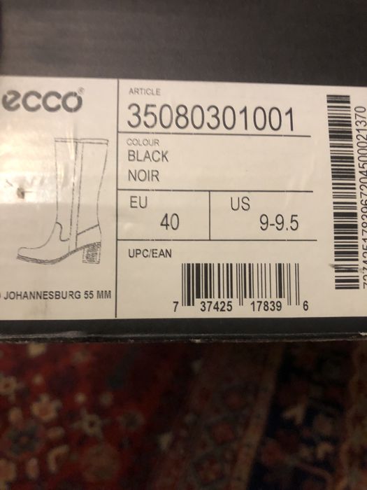 Vand cizme , piele inalte , marca ecco , bune