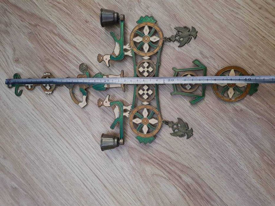 Donariu rusesc din bronz masiv si email