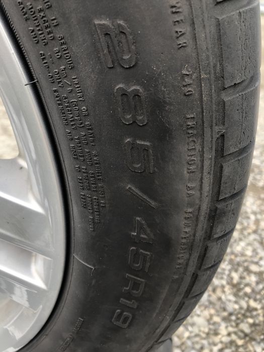 Set Jante/Roti R19 M bmw X5 F15, X6 F16, E70. Cu anvelope vara