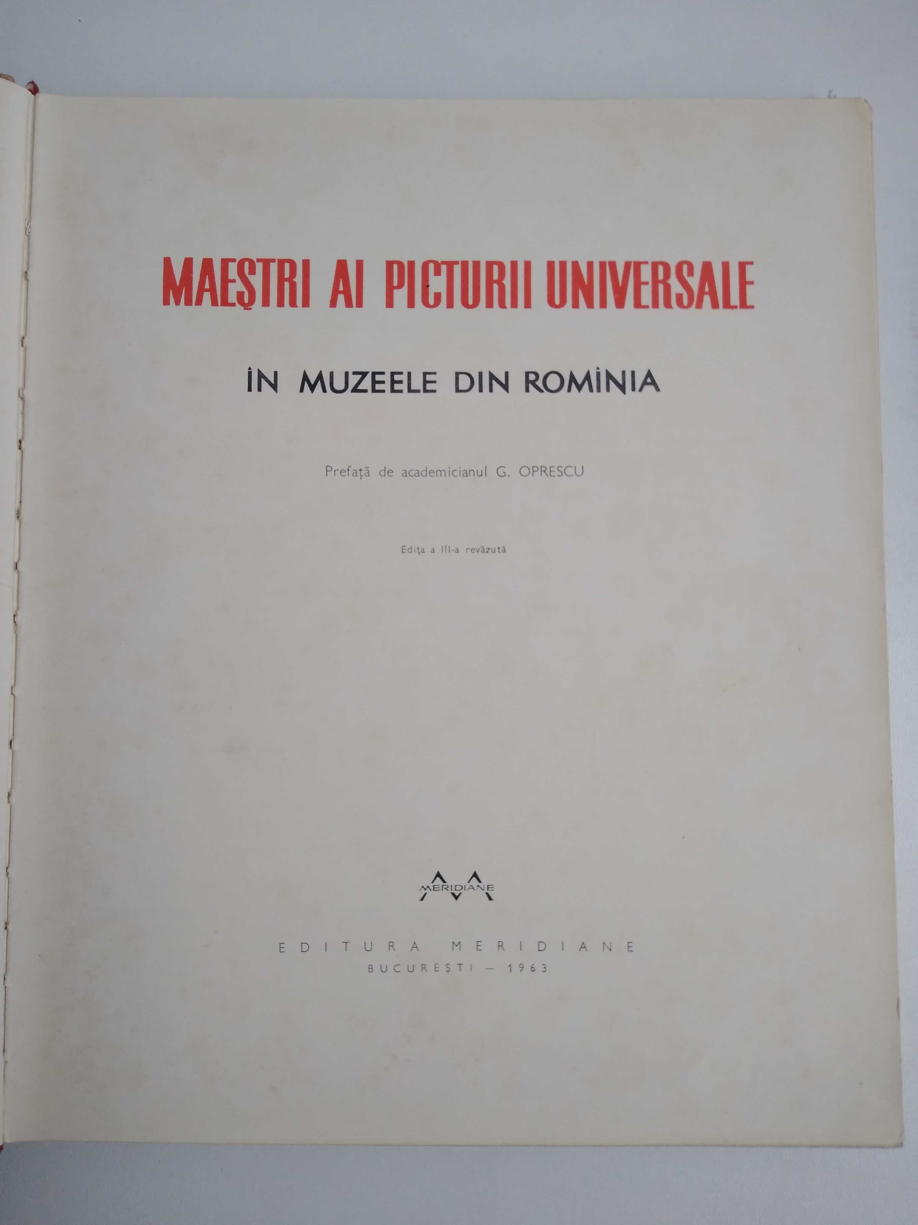 Album - Maestri ai picturii universale in muzeele din Romania