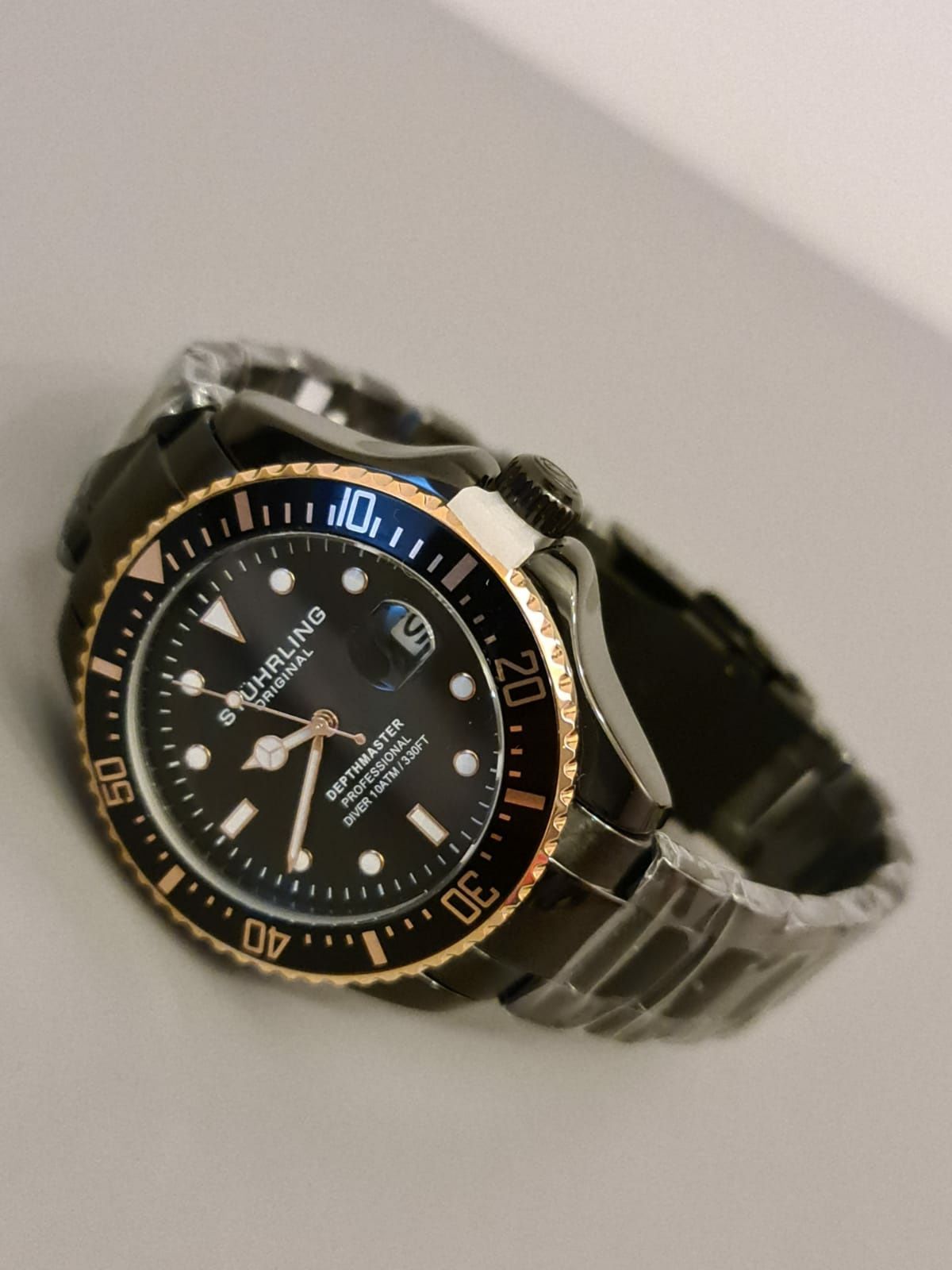 Ceas nou de lux bărbătesc Stuhrling 3940 3 Aquadiver Depthmaster