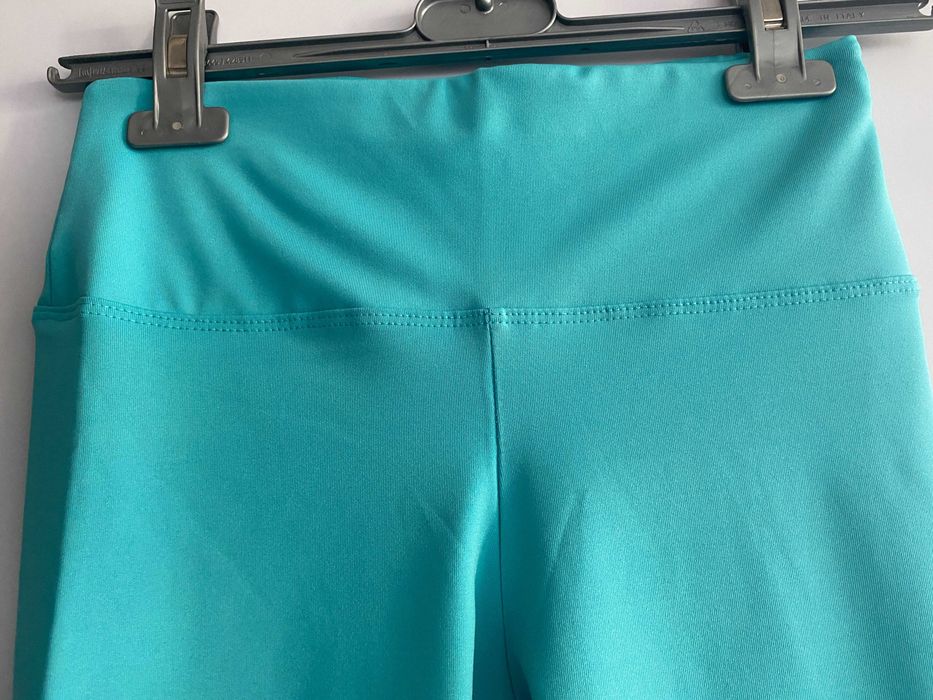Colanti scurti turcoaz, S/36, nou