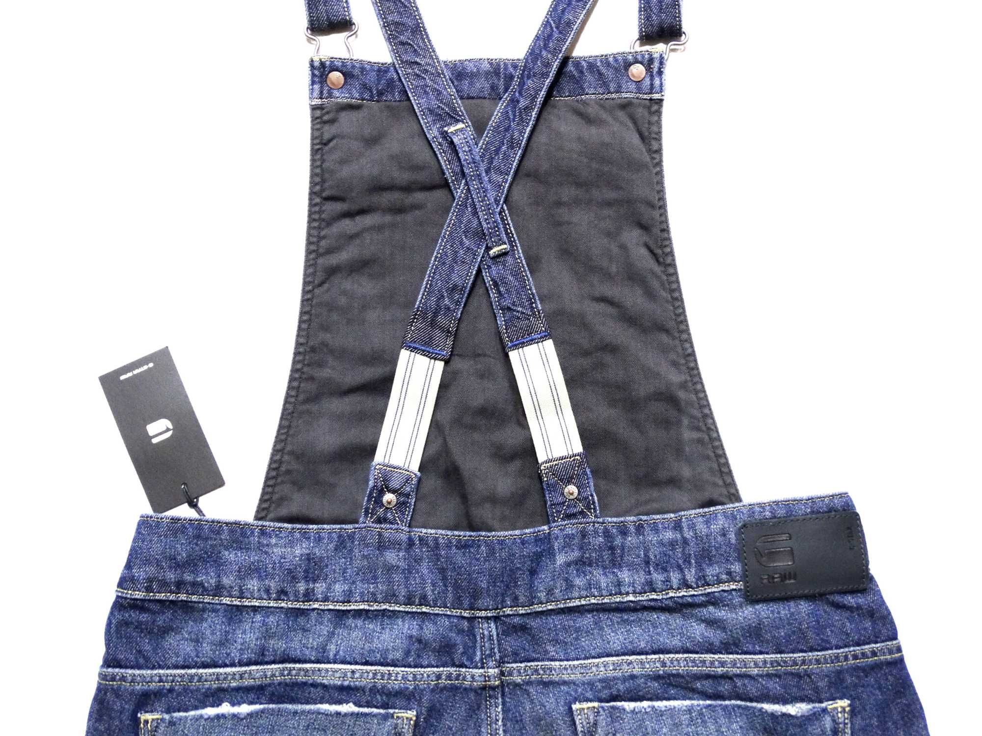 Нови Намалени G-star Midge Short Overall Дамски Гащеризон Р-р XS и XXS