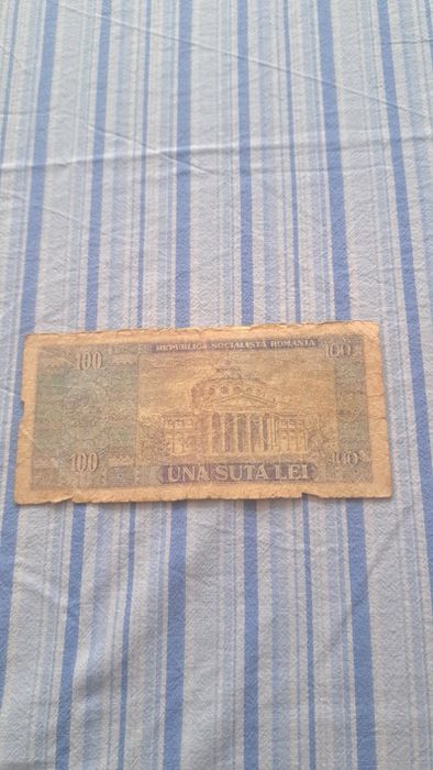 Bancnota 100 lei Nicolae Balcescu 1966