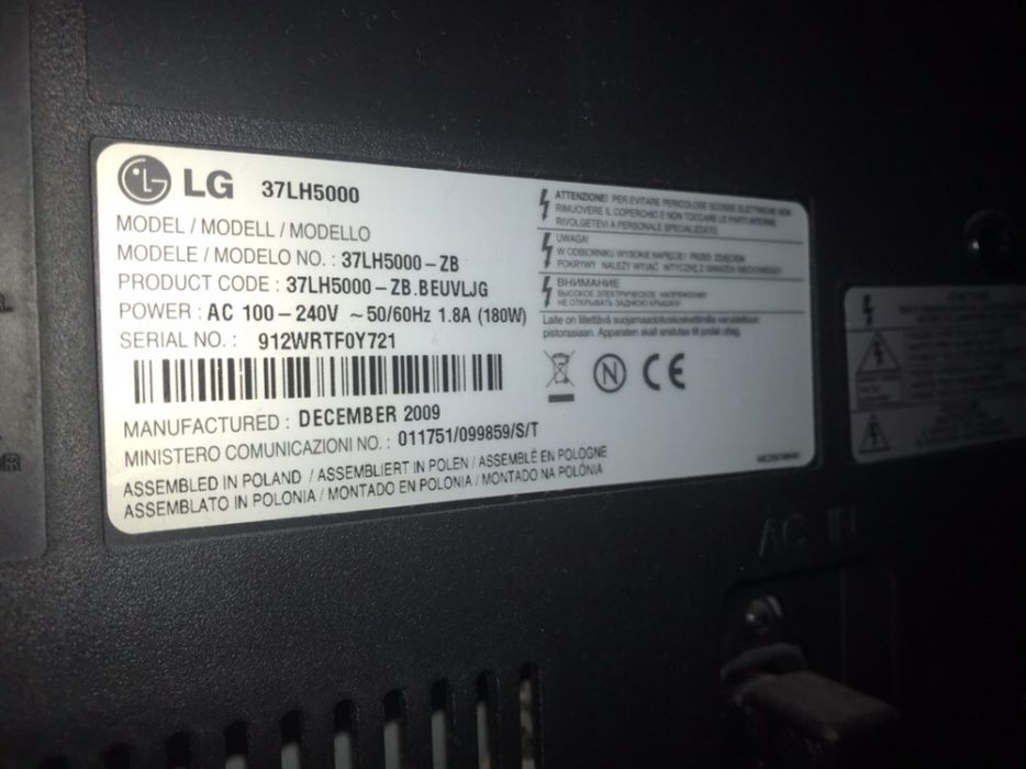 LG lcd tv hdmi usb перфектен