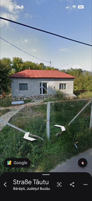 Teren 3700 mp cu casa batraneasca in Comuna Cislau ,sat Barasti