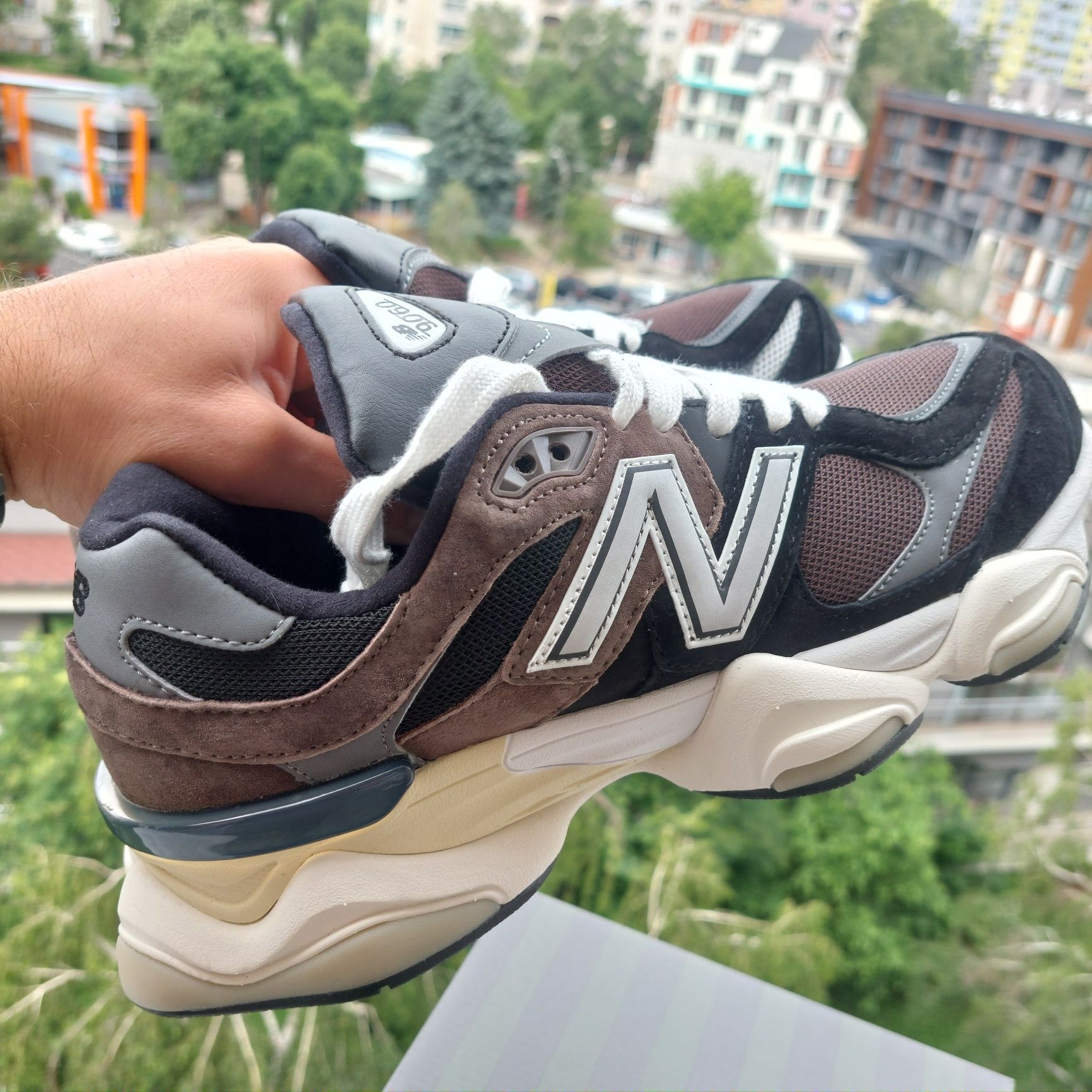New Balance 9060 Black and Brown