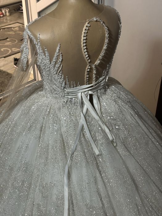 Rochie de Mireasă , Marime S-L  Corset Reglabil