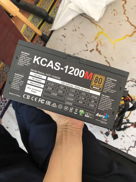 Блок питания AeroCool KCAS-1200M 1200W